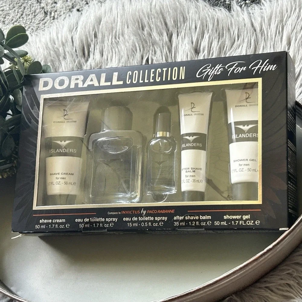 DORALL COLLECTION ISLANDERS Men's Designer Cologne 5 Pc Gift Set